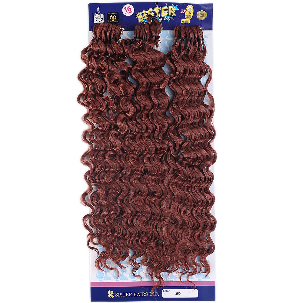 Lisinya201  Sister Afro Dalgası Saç / Kızıl Bakır 350