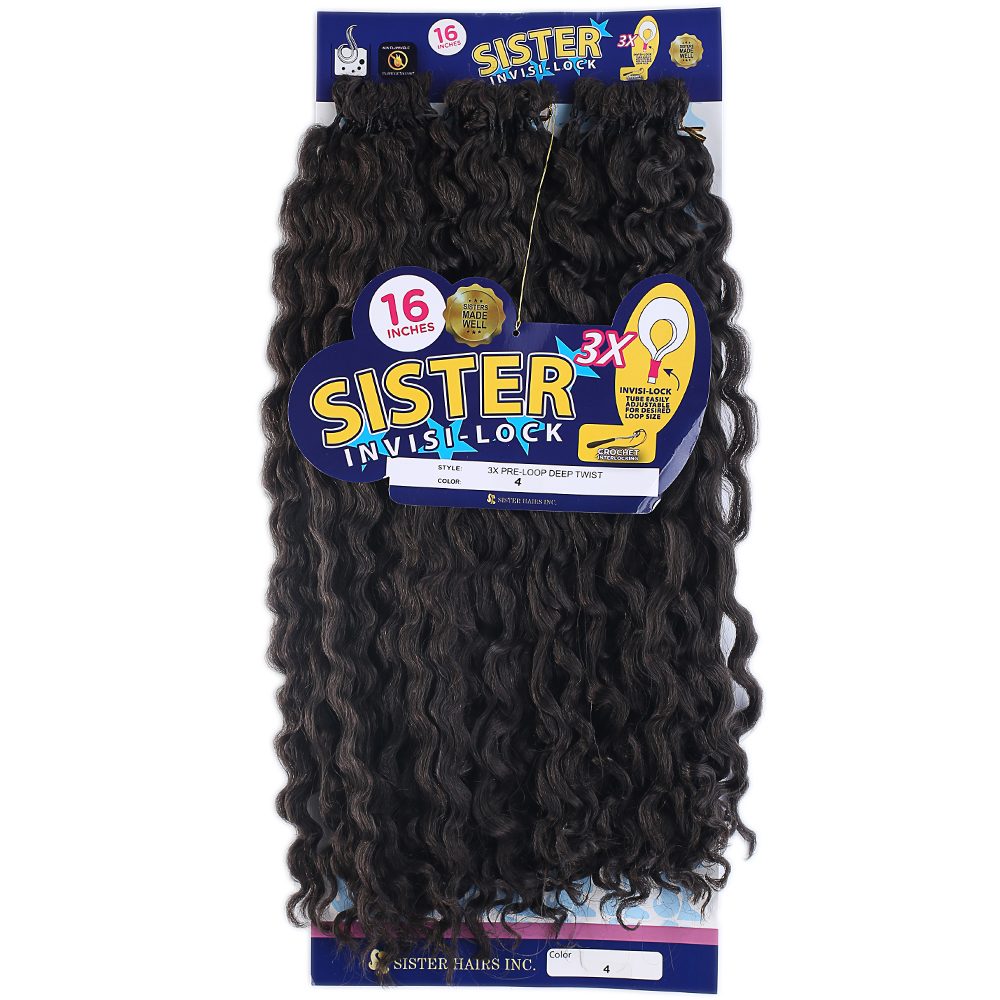Lisinya201 Sister Afro Dalgası Saç/Kahverengi 4