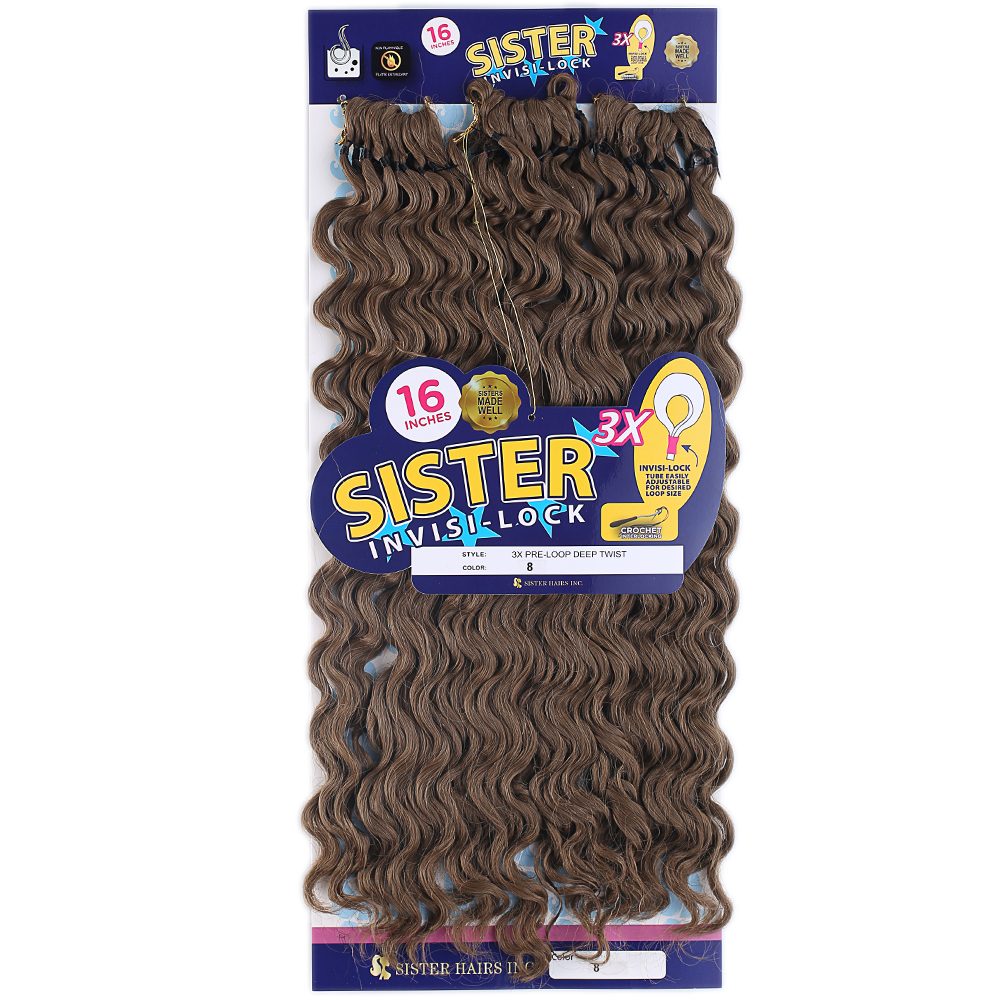 Lisinya201  Sister Afro Dalgası Saç / Açık Kahve 8