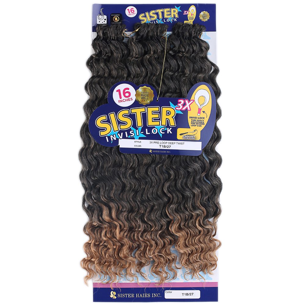 Lisinya201 Sister Afro Dalgası Saç / Siyah Karamel Ombreli T1B/27