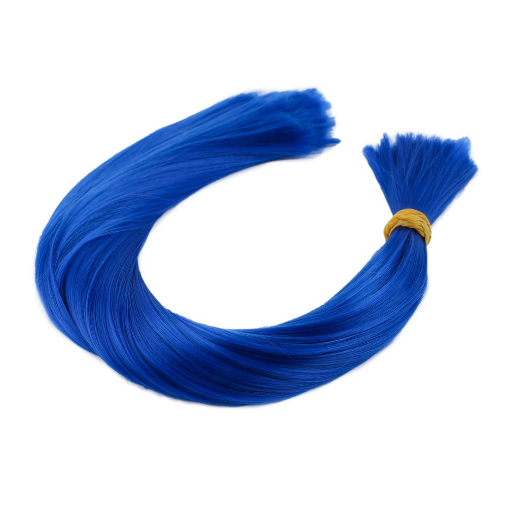 Lisinya201 Koyu Mavi Renkli Sentetik Boğum Saç / 1Kg