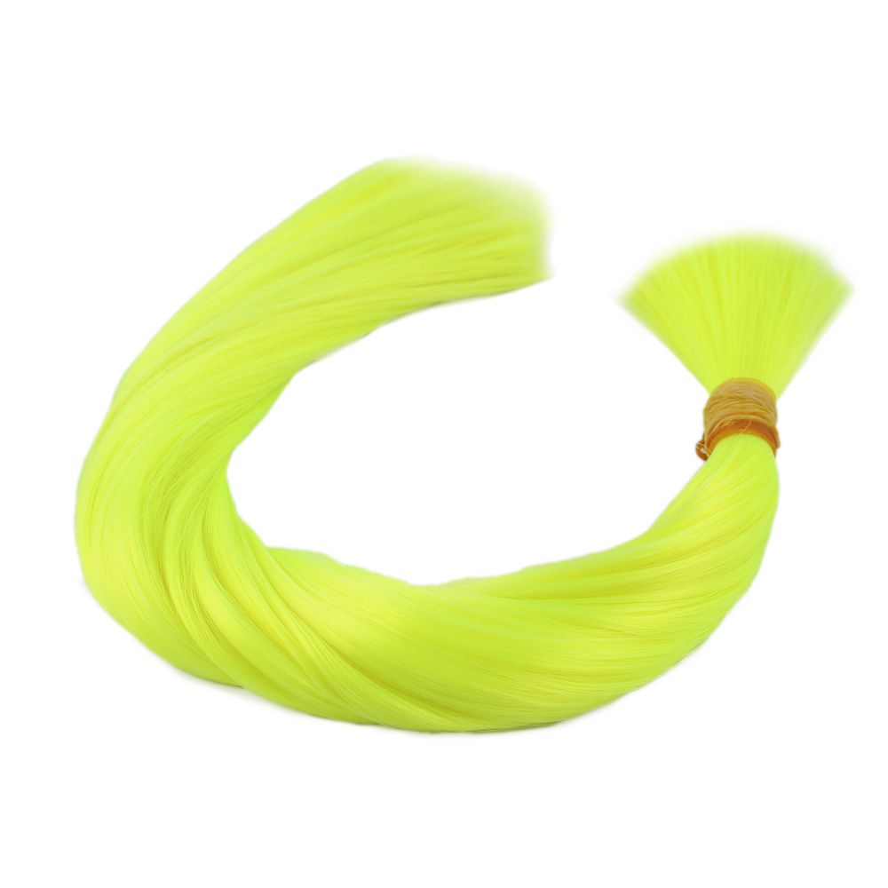 Lisinya201 Neon Sarı Renkli Sentetik Boğum Saç / 1Kg