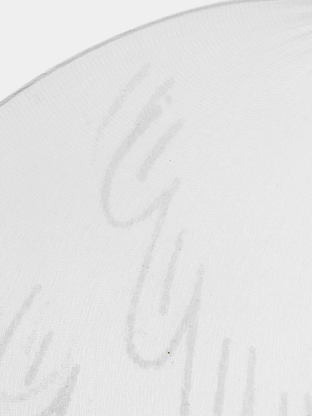 Beyaz Renk Ortası Beyaz Tüylü Tül Peri Kanadı 40x50 cm (Lisinya)