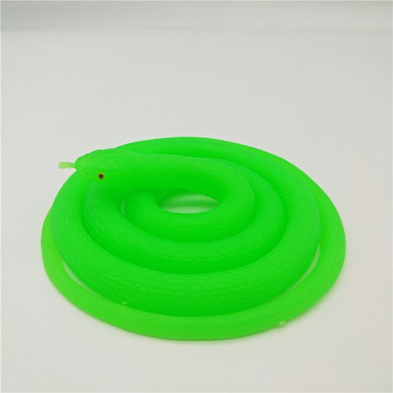 Fosfor Yeşil Renk Gerçekçi Görünüm Şaka Yumuşak Yılan 120 cm  (Lisinya)