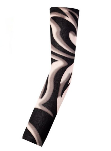 Giyilebilir Kol Dövmesi Çorap Dövme 3D Baskılı Kol Bacak Dövme 2 Adet Model 5 (Lisinya)