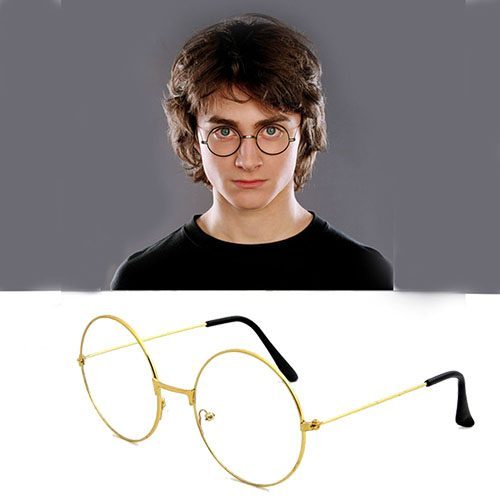 Harry Potter Metal Çerçeveli Gözlüğü - Haryy Potter Gryffindor Gözlüğü (Lisinya)