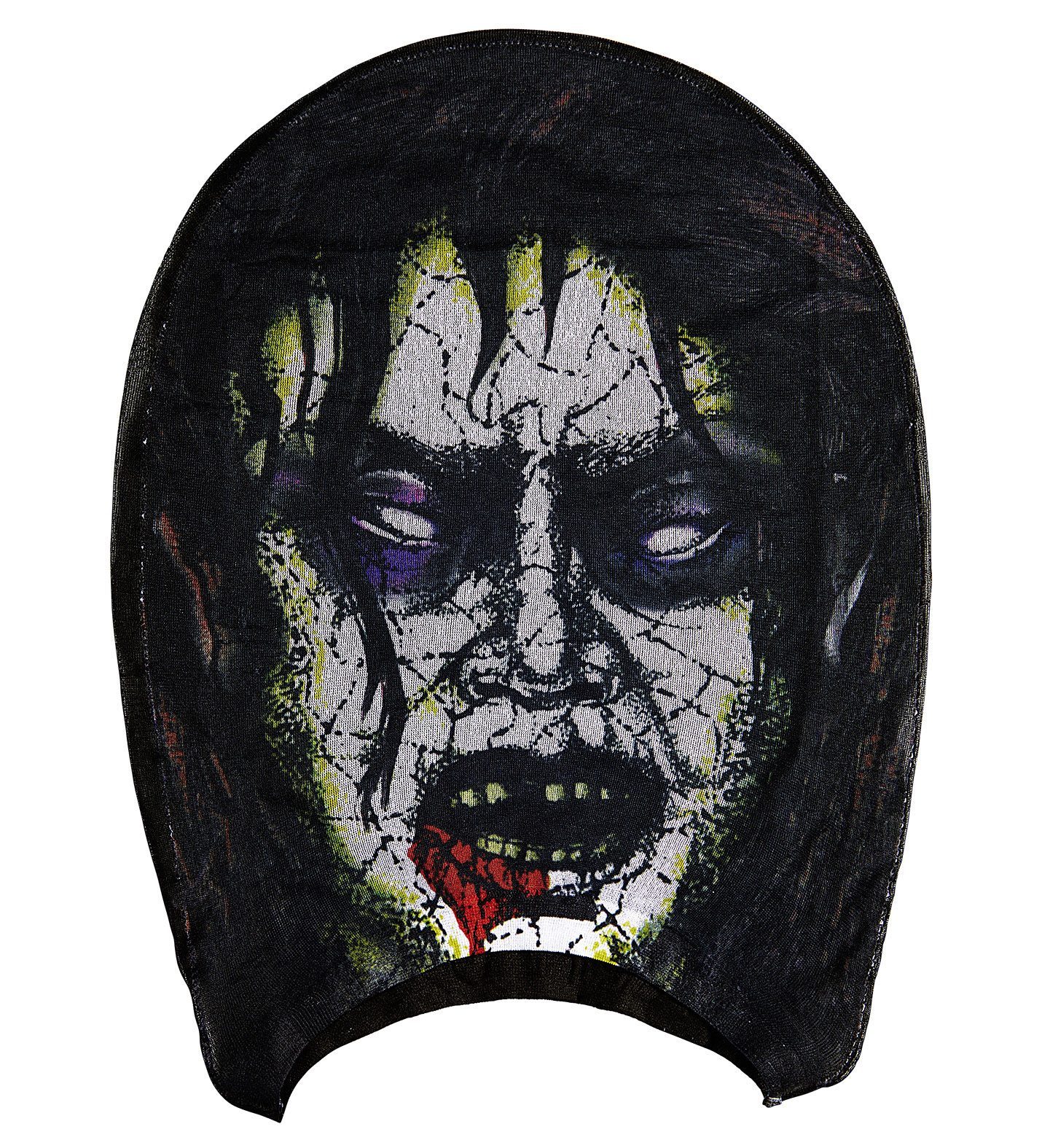 Kafaya Tam Geçmeli Bez Zombie Maskesi - Streç Korku Maskesi - 3D Baskılı Maske Model 6 (Lisinya)