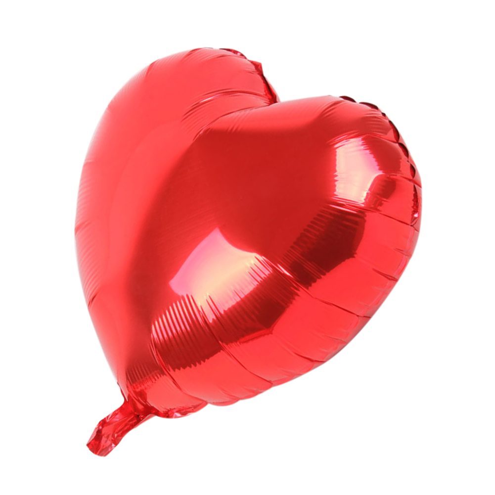 Kalp Balon Folyo Kırmızı 45 cm 18 inç (Lisinya)