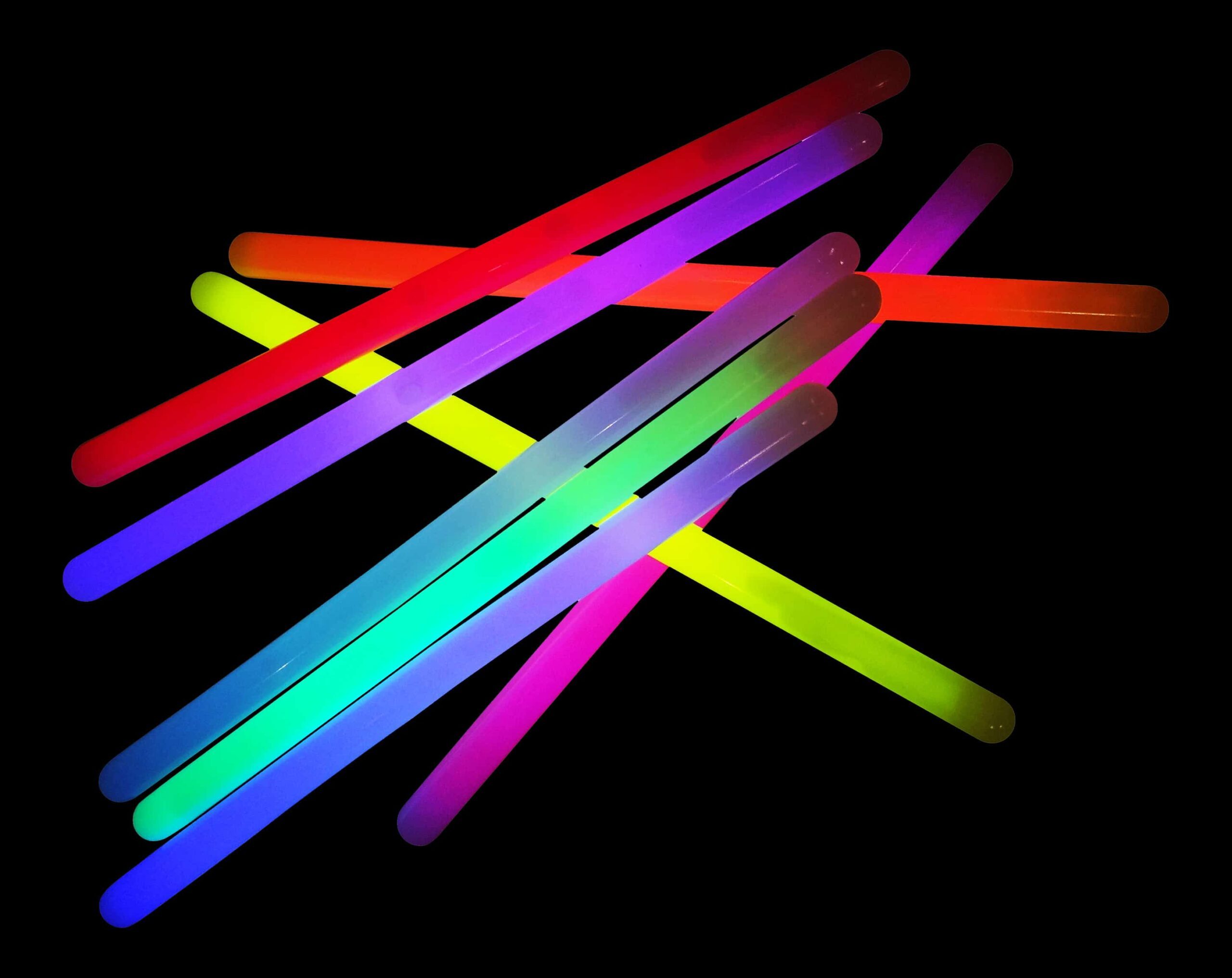 Karanlıkta Parlayan Fosforlu Glow  Kalın Çubuk 30 cm 1 Adet (Lisinya)