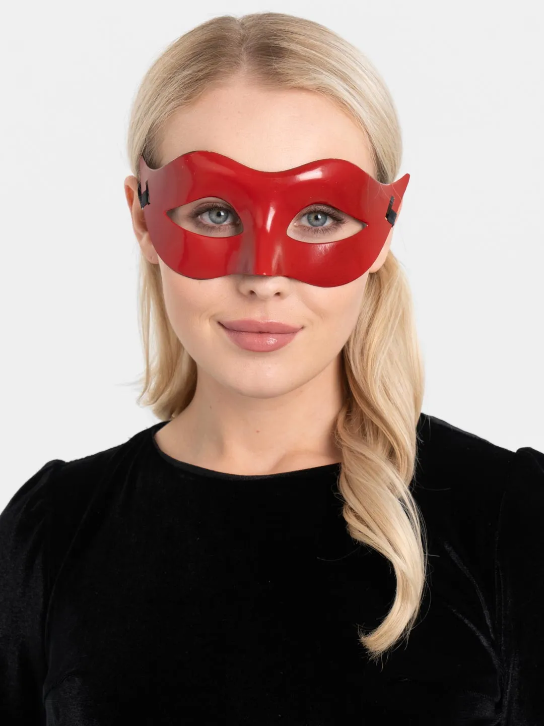 Kırmızı Renk Masquerade Kostüm Partisi Venedik Balo Maskesi (Lisinya)