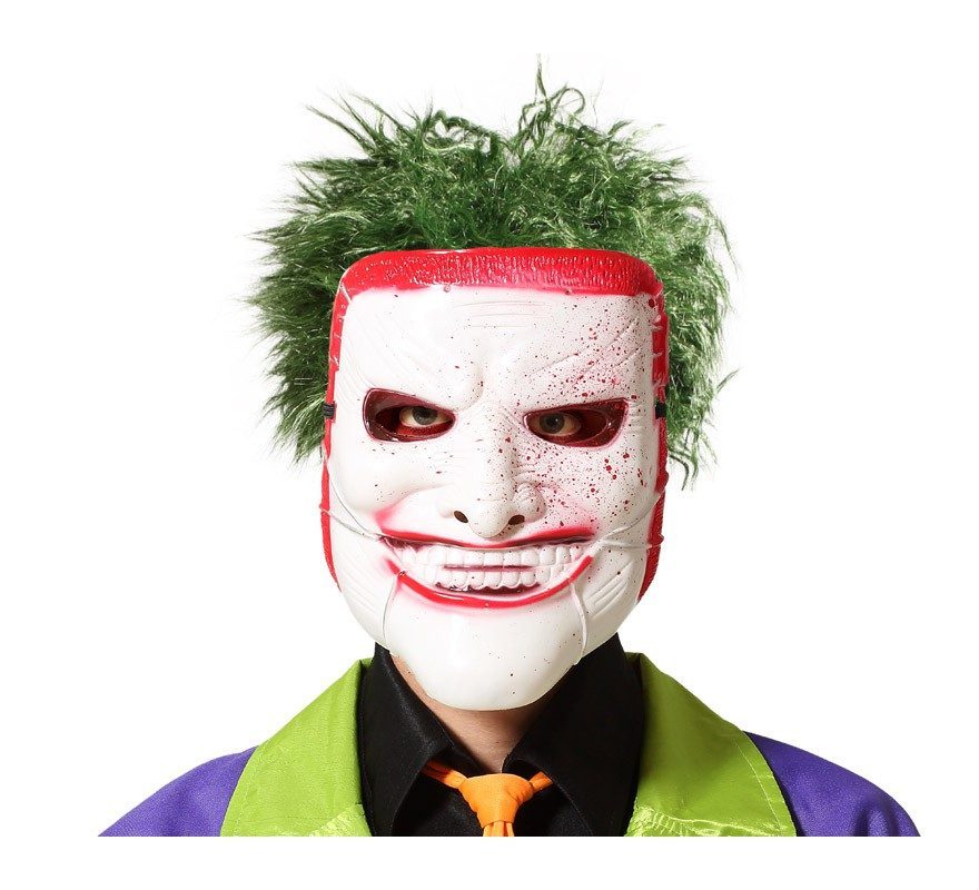 Reçine Ölüm Joker Maskesi Kanlı 23x18 cm (Lisinya)