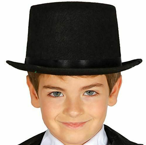 Sihirbaz Şapkası Çocuk Boy Siyah Renk  (Lisinya)