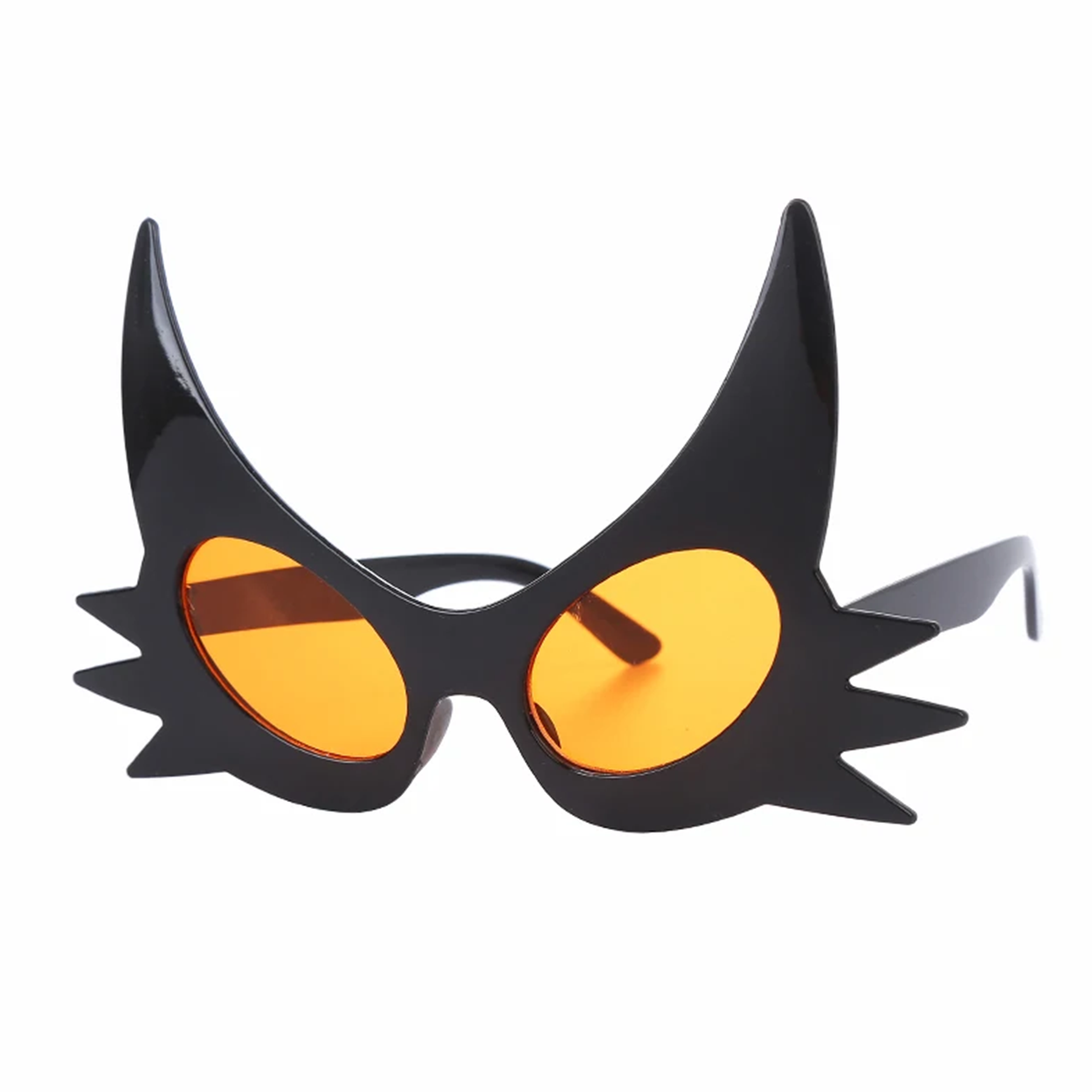 Siyah Renk Bıyık Tasarımlı Kedi Gözlüğü 19x11 cm (Lisinya)