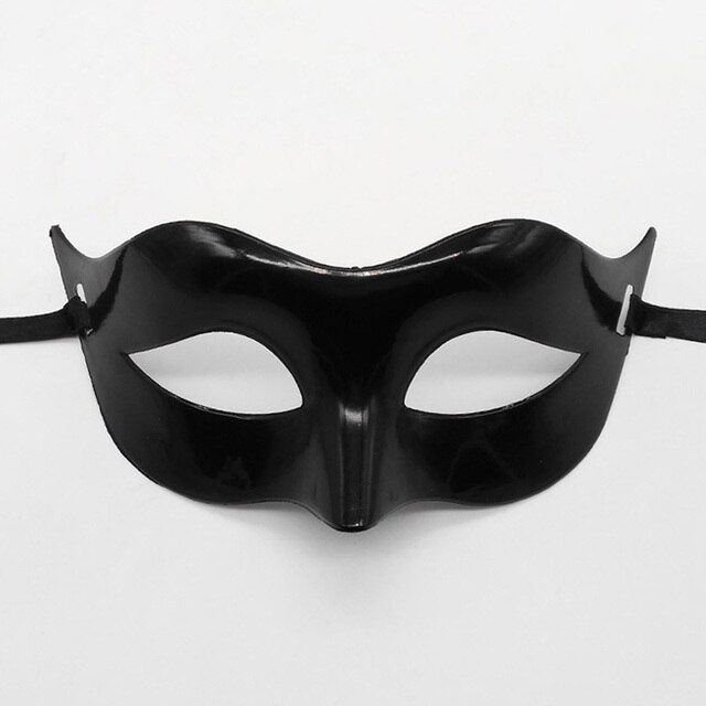 Siyah Renk Masquerade Kostüm Partisi Venedik Balo Maskesi (Lisinya)