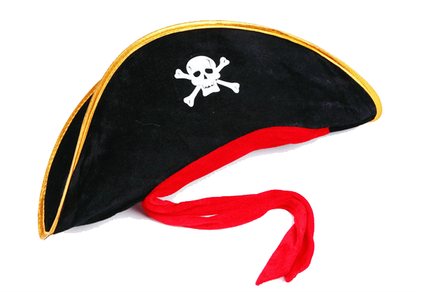Yetişkin Boy Kadife Jack Sparrow Denizci Kaptan Jack Korsan Şapkası 50X20 CM (Lisinya)