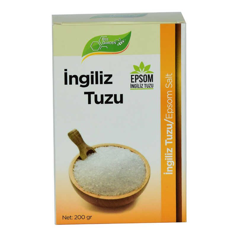 Lisinya214 İngiliz Tuzu Yenilebilir Epsom Salt Magzenyum Sülfat 200 Gr