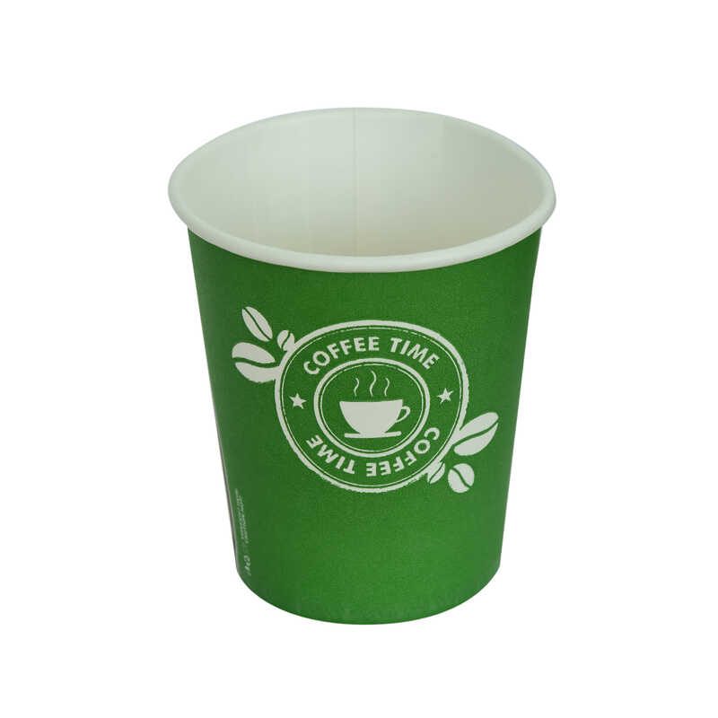 Lisinya214 Karton Bardak 8 Oz Kullan At Çay Kahve Sıcak Kağıt Otomat Bardağı 50 li 1 Paket