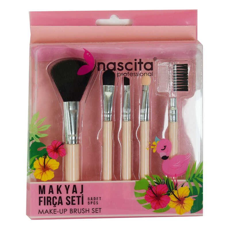 Lisinya214 Makyaj Fırça Seti 5 Li Make-Up Brush Set Professional