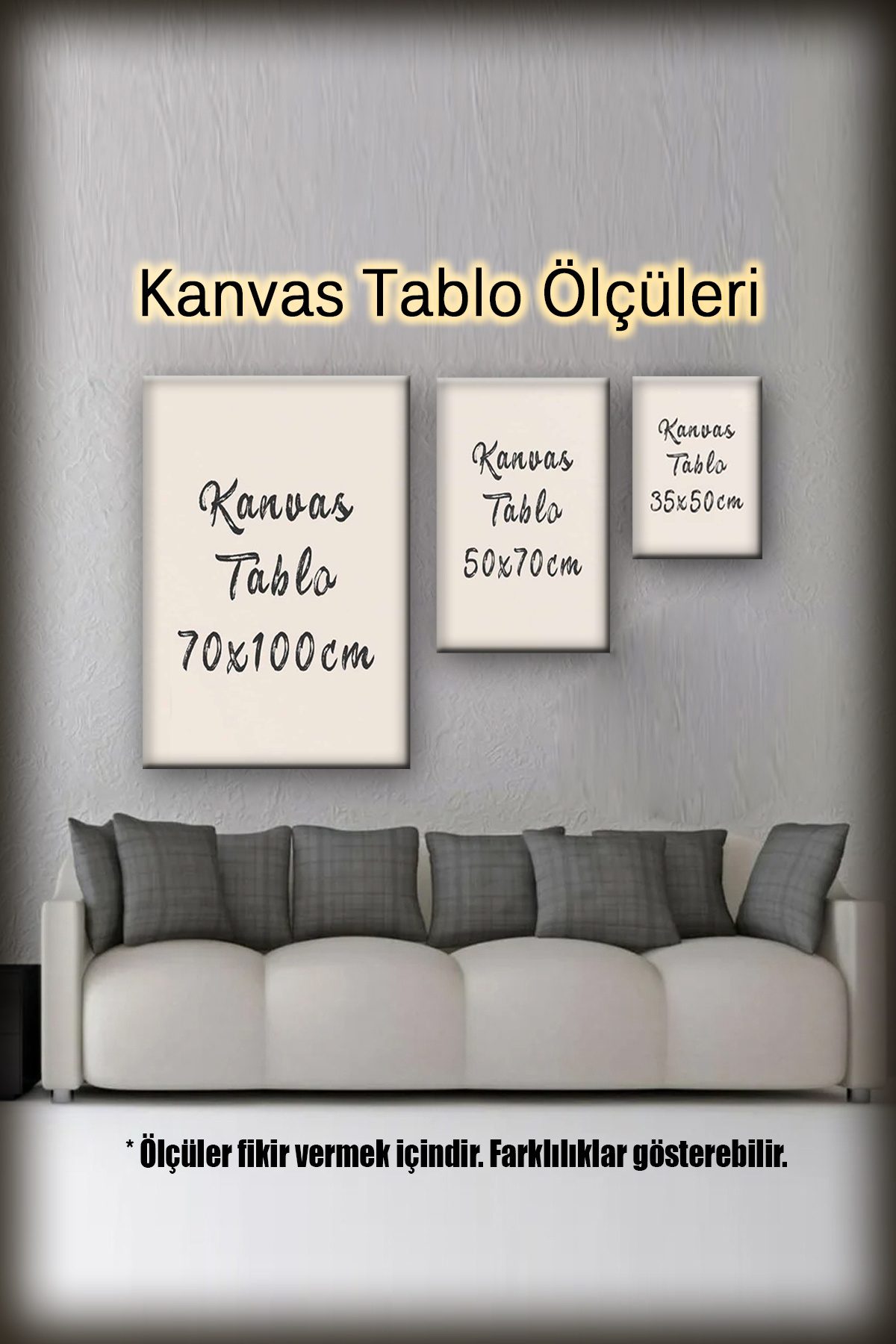 Lisinya104 Atatürk Şık Hediyelik Kanvas Tablo  (70 x 50) cm