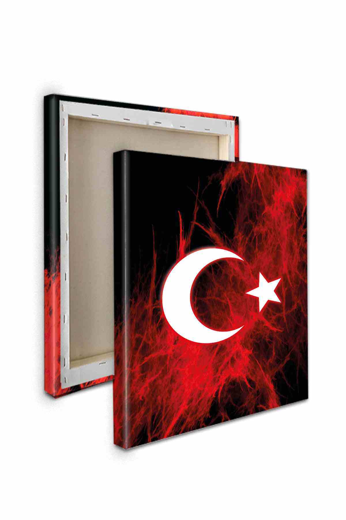 Lisinya104 Atatürk ve Bayrak  Tabloları  (70 x 50) cm