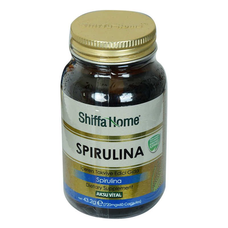 Lisinya214 Shiffa Home Spirulina Diyet Takviyesi 720 Mg x 60 Kapsül
