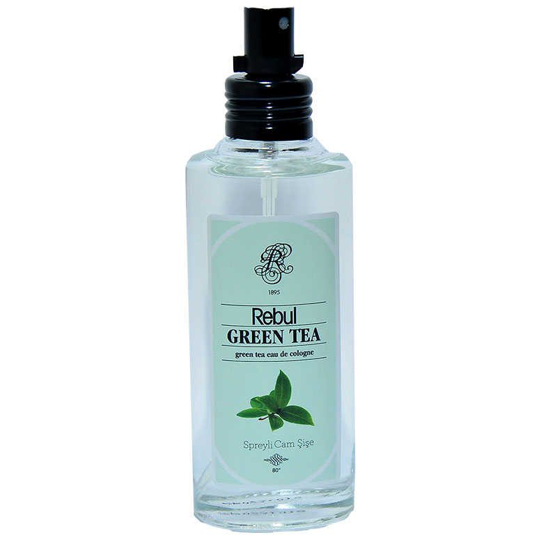 Lisinya214 Yeşil Çay Kolonyası 80 Derece Cam Şişe Sprey Green Tea 100 ML
