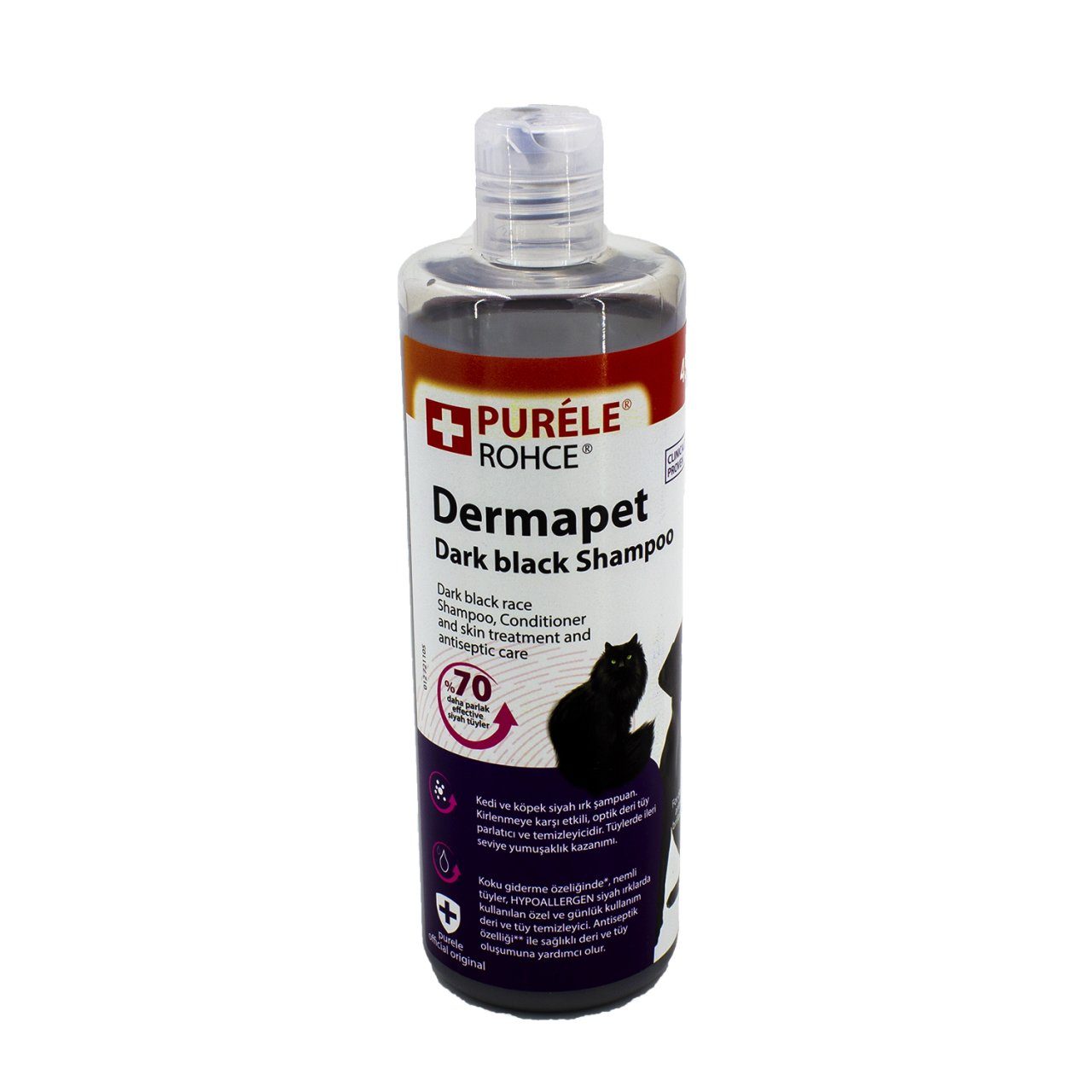Lisinya205 Siyah Irk Kedi Ve Köpek İçin Dermatolojik Etkili Kremli Şampuan