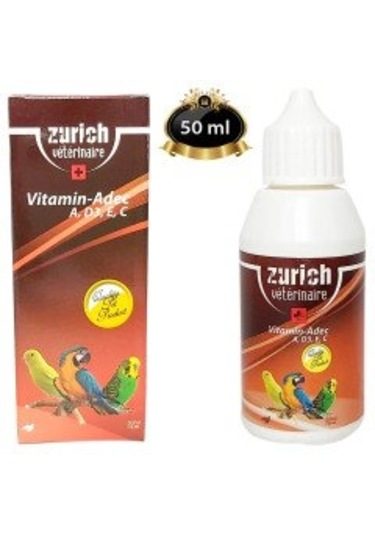 Lisinya205  Kuş Vitamini A, D3, E, C Vitaminleri 50 ml ADEC