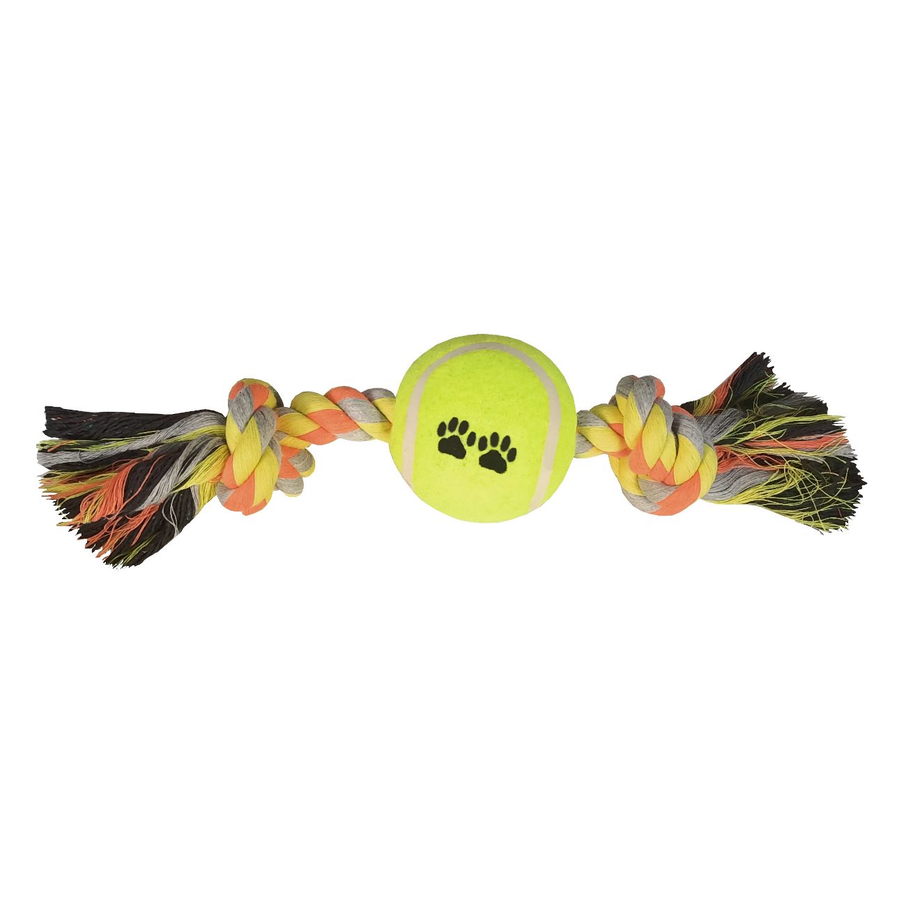 Lisinya205 Tenis Toplu Kısa Düğümlü Köpek Diş İpi 7-26 cm Sarı
