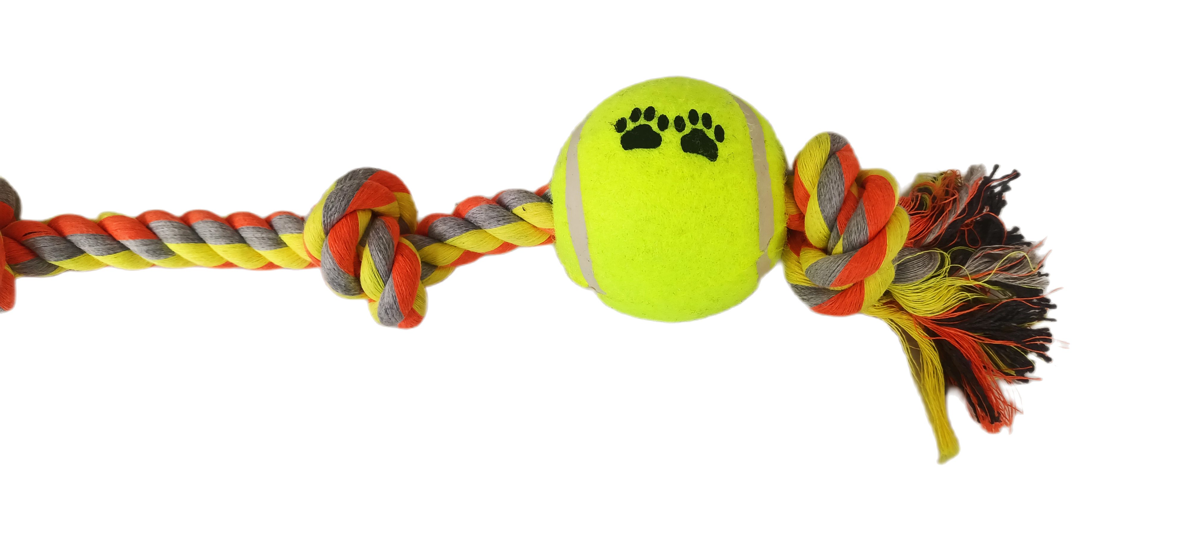 Lisinya205 Tenis Toplu Uzun Düğümlü Köpek Diş İpi 7-40 cm Sarı