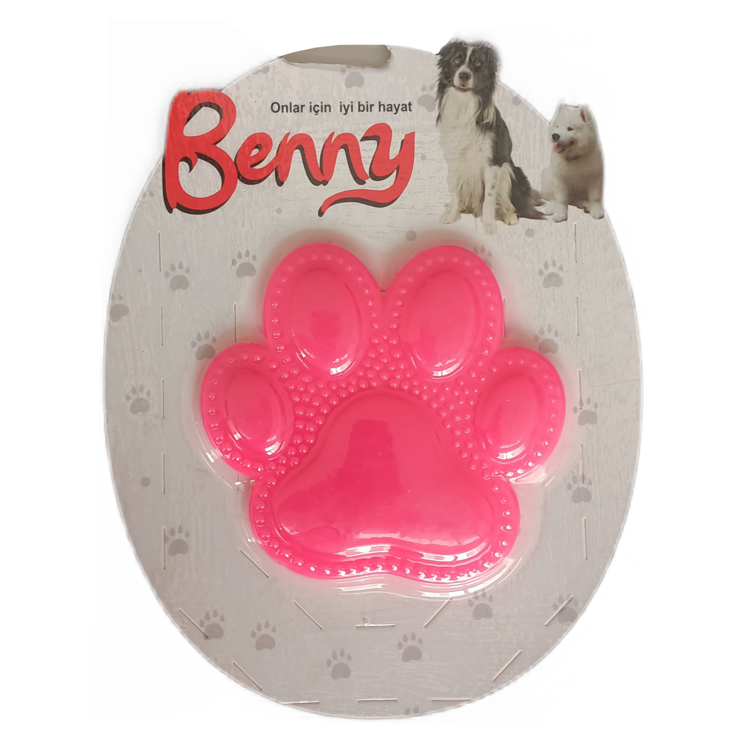 Lisinya205 Benny Köpek Oyuncağı Pati 9,5 x 9 cm Pembe