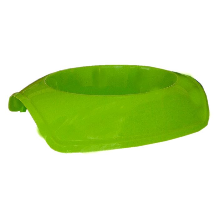 Lisinya205 Plastik Kedi Köpek Mama Su Kabı 1 Lt Yeşil