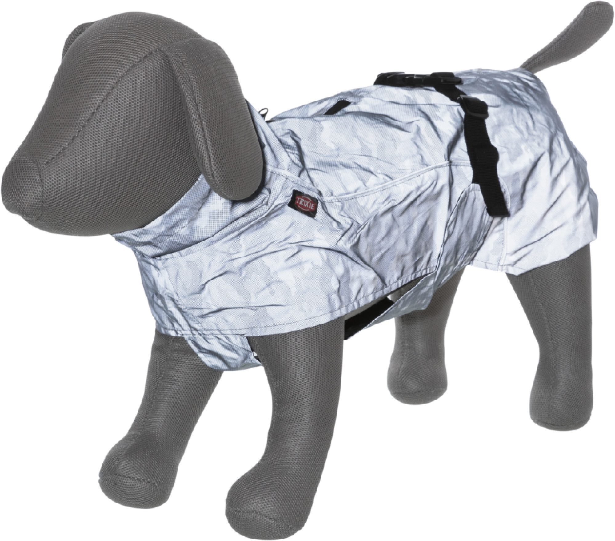 Trixie Köpek Yağmurluğu FosforluReflektiv M:50cm Gümüş Mavi - Lisinya Trixie Köpek Yağmurluğu FosforluReflektiv M:50cm Gümüş Mavi - Lisinya