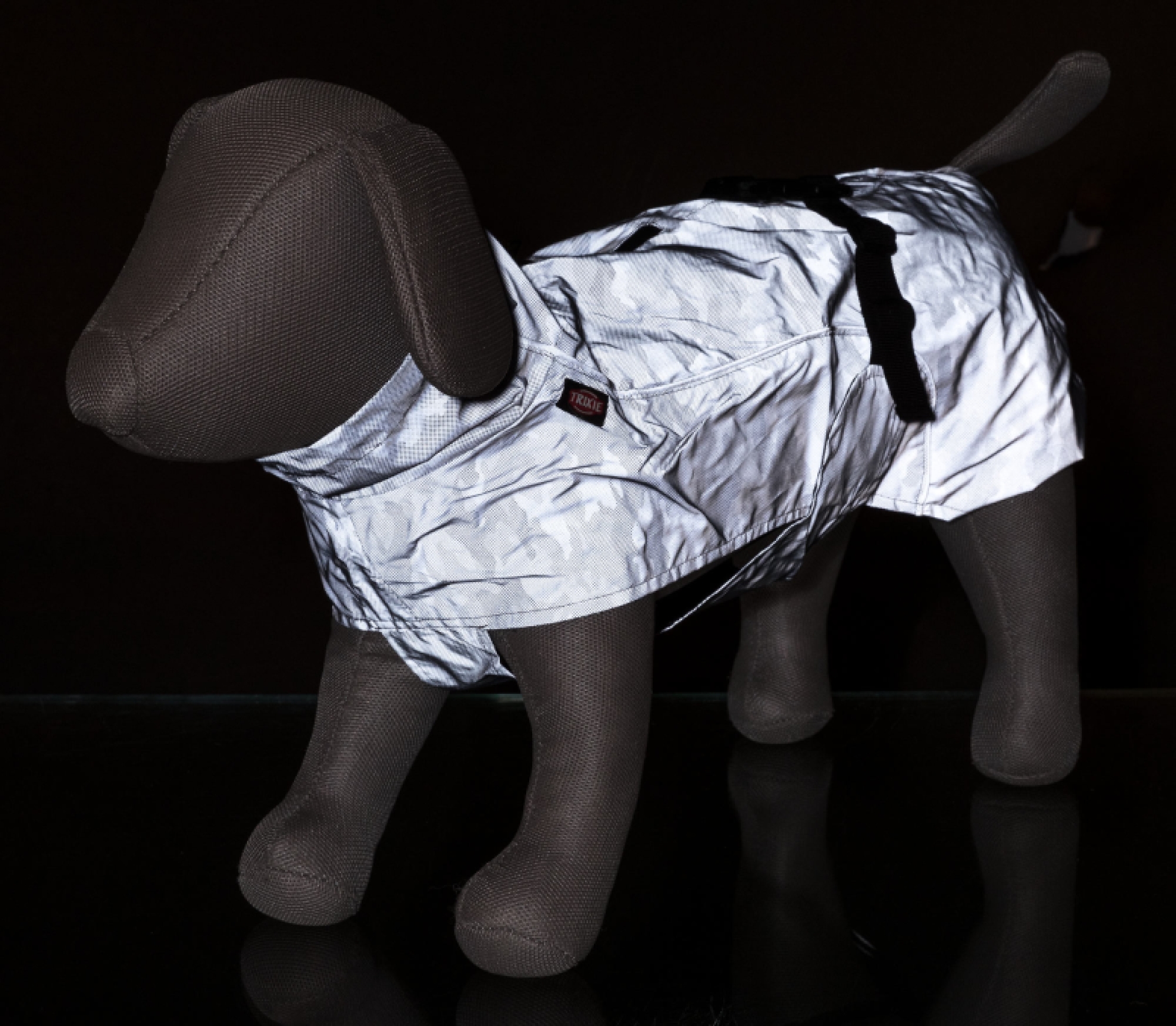 Trixie Köpek Yağmurluğu FosforluReflektiv M:50cm Gümüş Mavi - Lisinya Trixie Köpek Yağmurluğu FosforluReflektiv M:50cm Gümüş Mavi - Lisinya