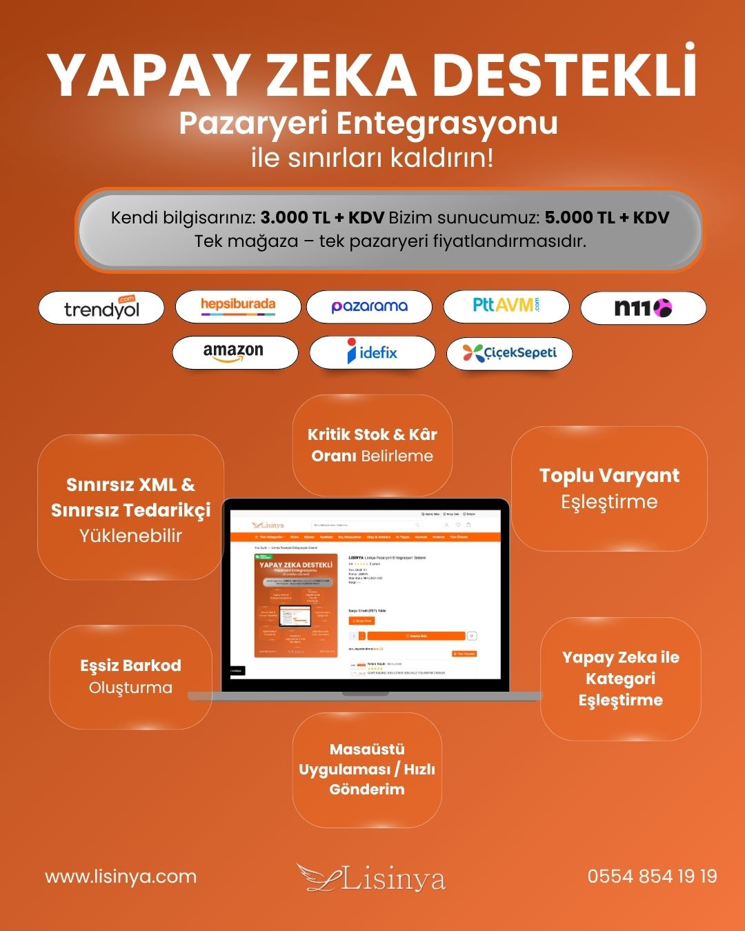 Lisinya Pazaryeri Entegrasyon Sistemi