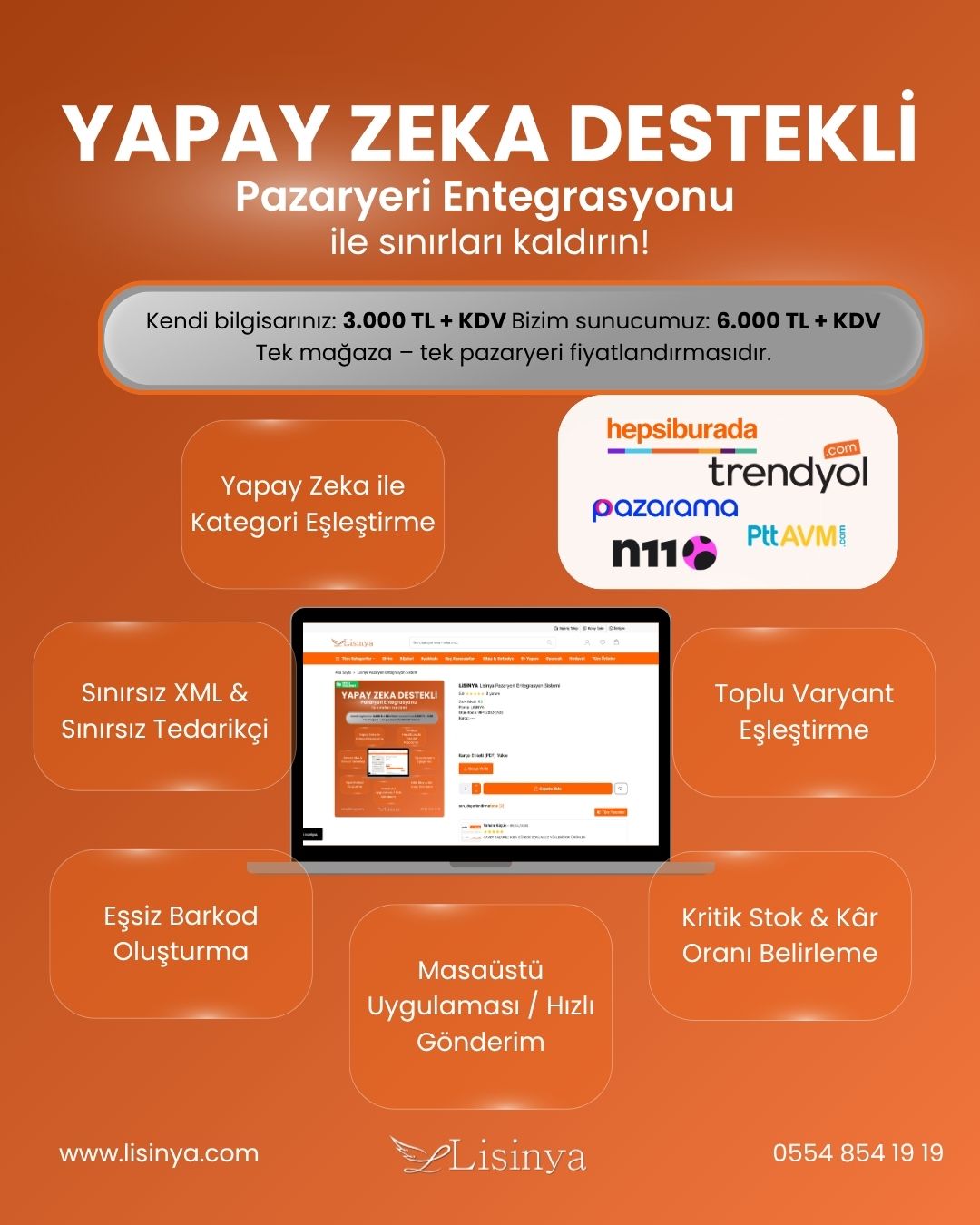 Lisinya Pazaryeri Entegrasyon Sistemi