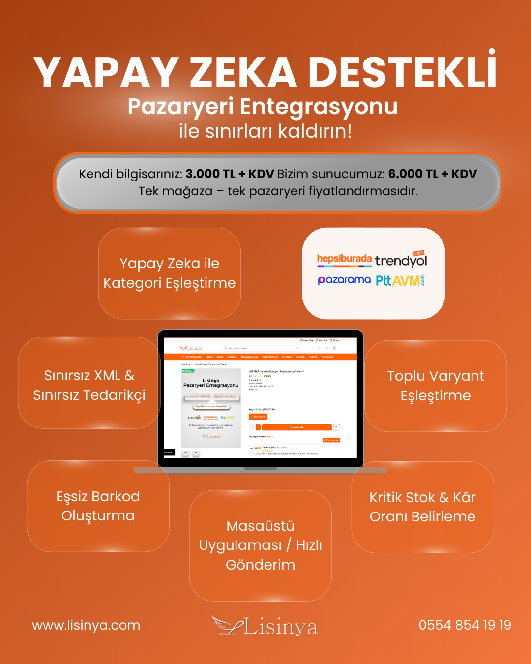 Lisinya Pazaryeri Entegrasyon Sistemi