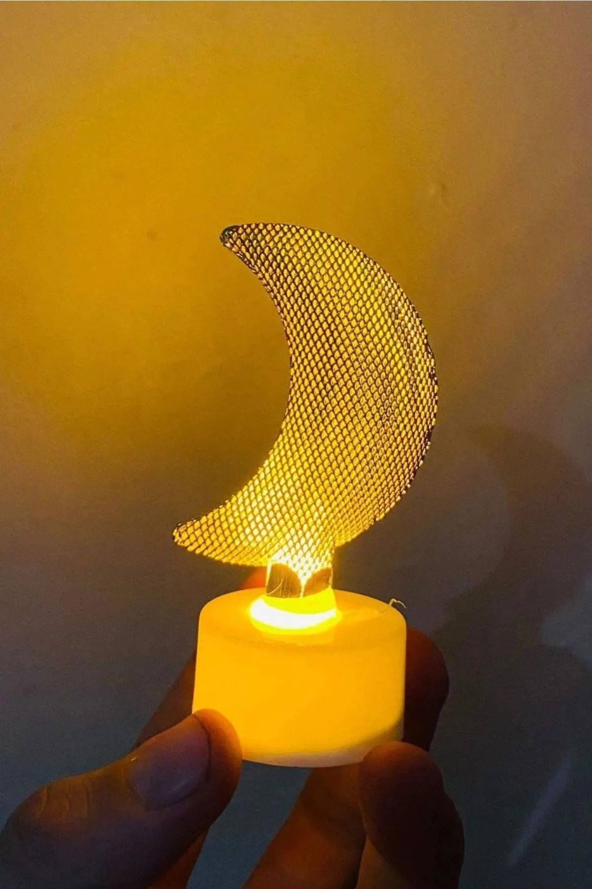 Dekoratif Led Lamba Metal Kaliteli Hediyelik  2 Adet (Lisinya)