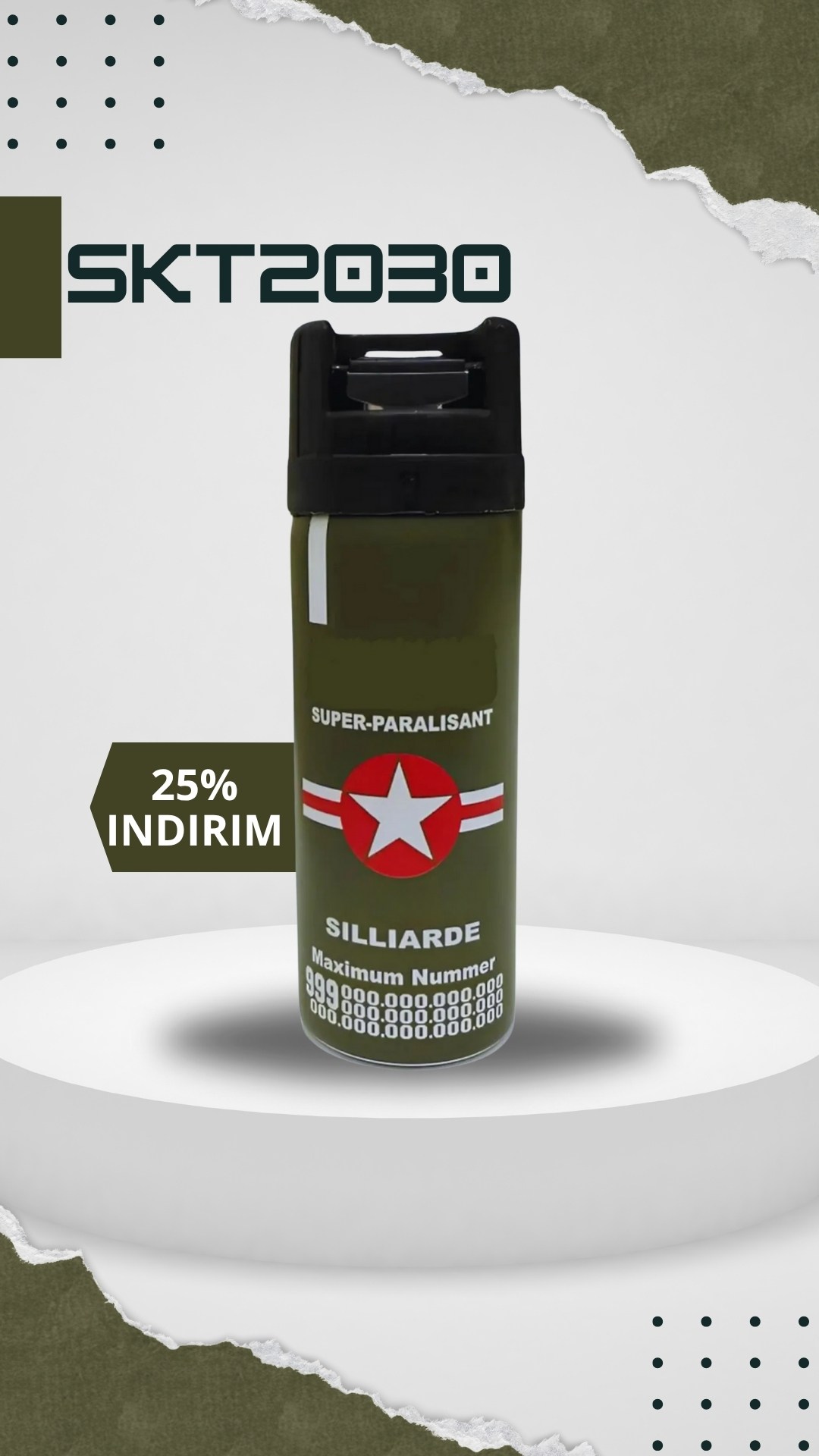 Biber Spreys.s Gazs.s STT2030 Kaliteli 50ML Üretim 2025 Nisan