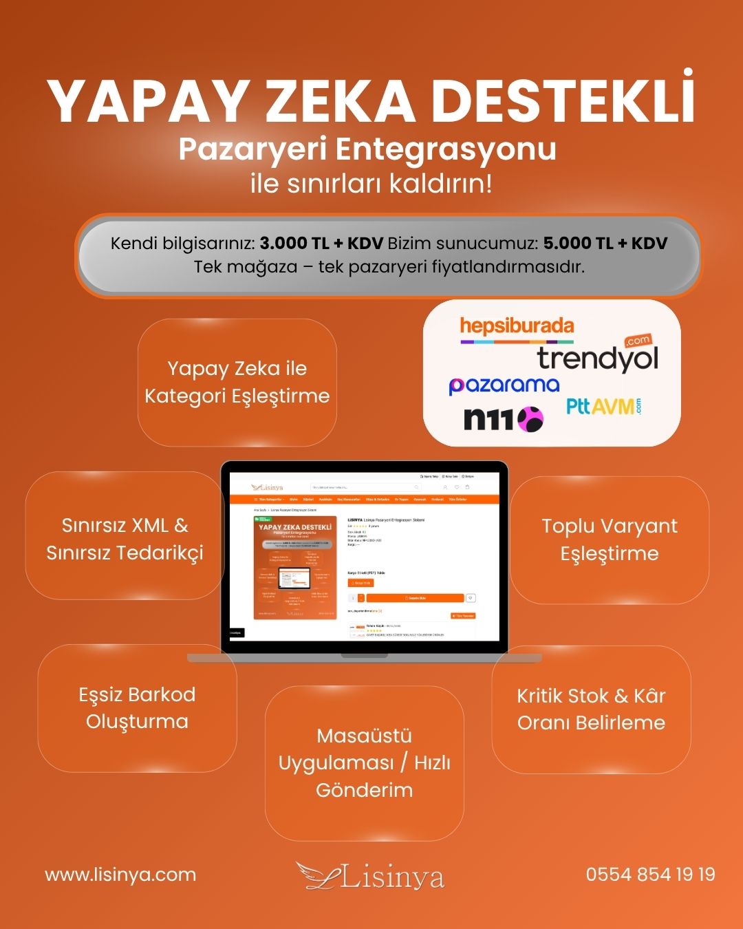 Lisinya Pazaryeri Entegrasyon Sistemi