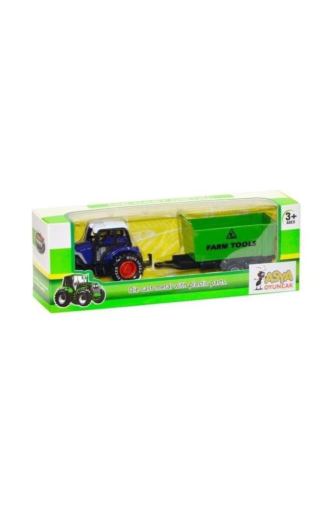 Römorklu Traktör Çiftlik Seti - 955-168 (Lisinya)