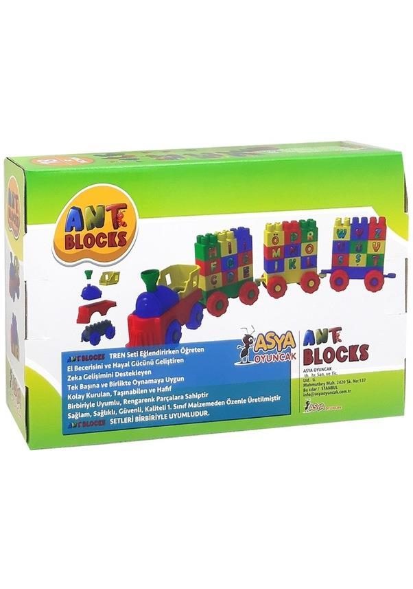 56 Parçalı Harfli Tren Lego Blokları - ANT003 (Lisinya)