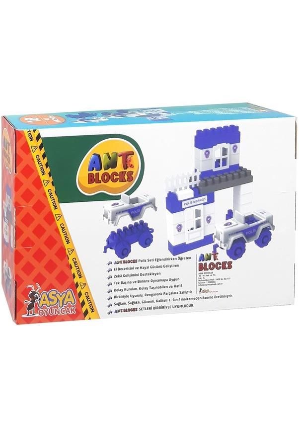 45 Parçalı Polis Lego Blokları - ANT004 (Lisinya)