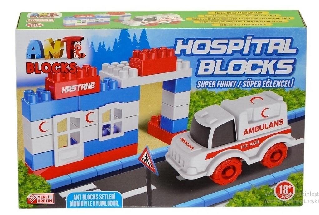 40 Parçalı Hastahane Lego Blokları - ANT005 (Lisinya)