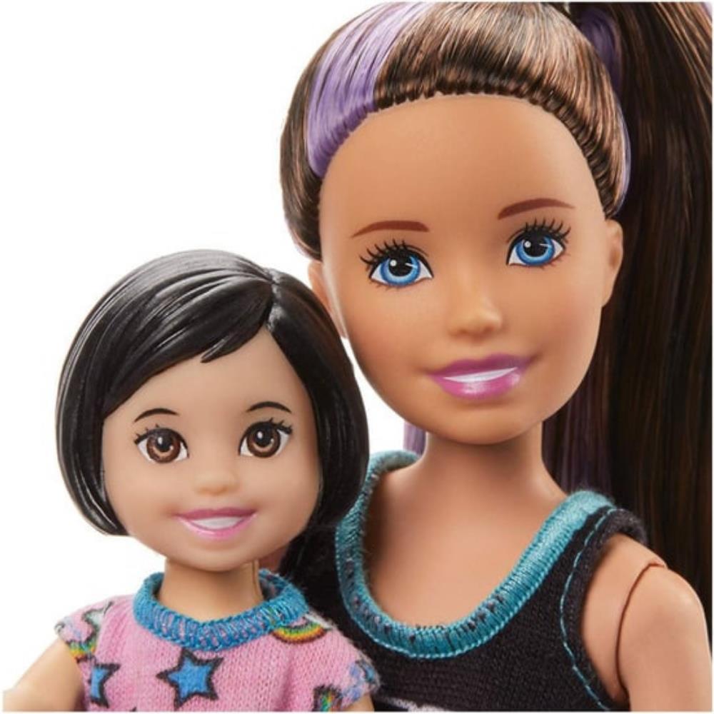Barbie Bebek Bakıcılığı Oyun Seti Beşikli-  Fhy97-Ghv88 (Lisinya)