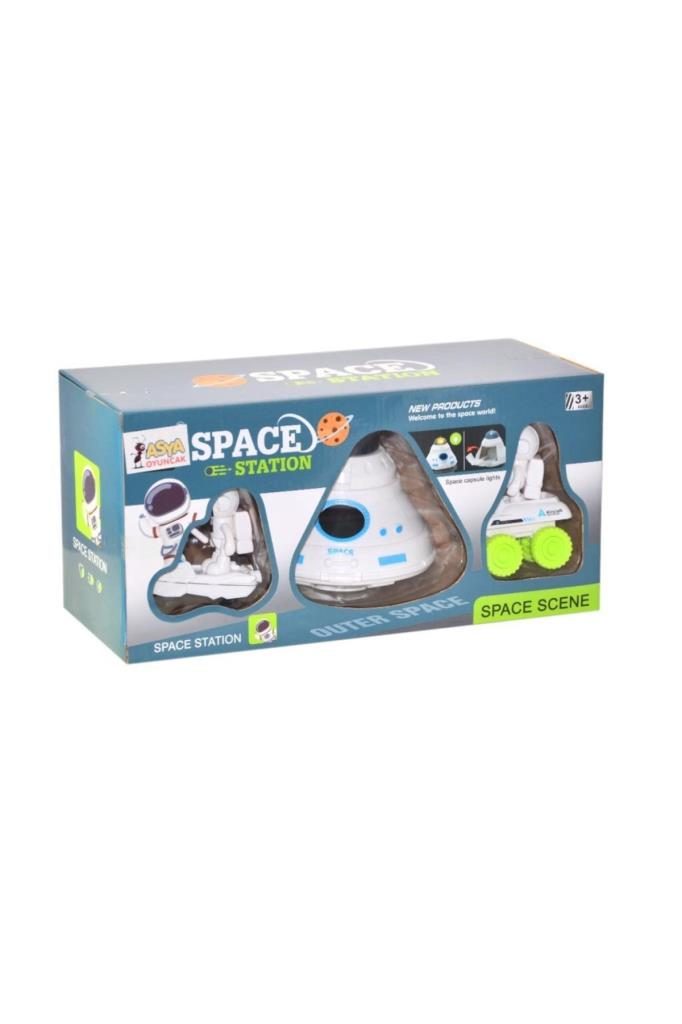 Işıklı Uzay Seti Astronot ve Uzay Aracı - BBQ550-53  (Lisinya)