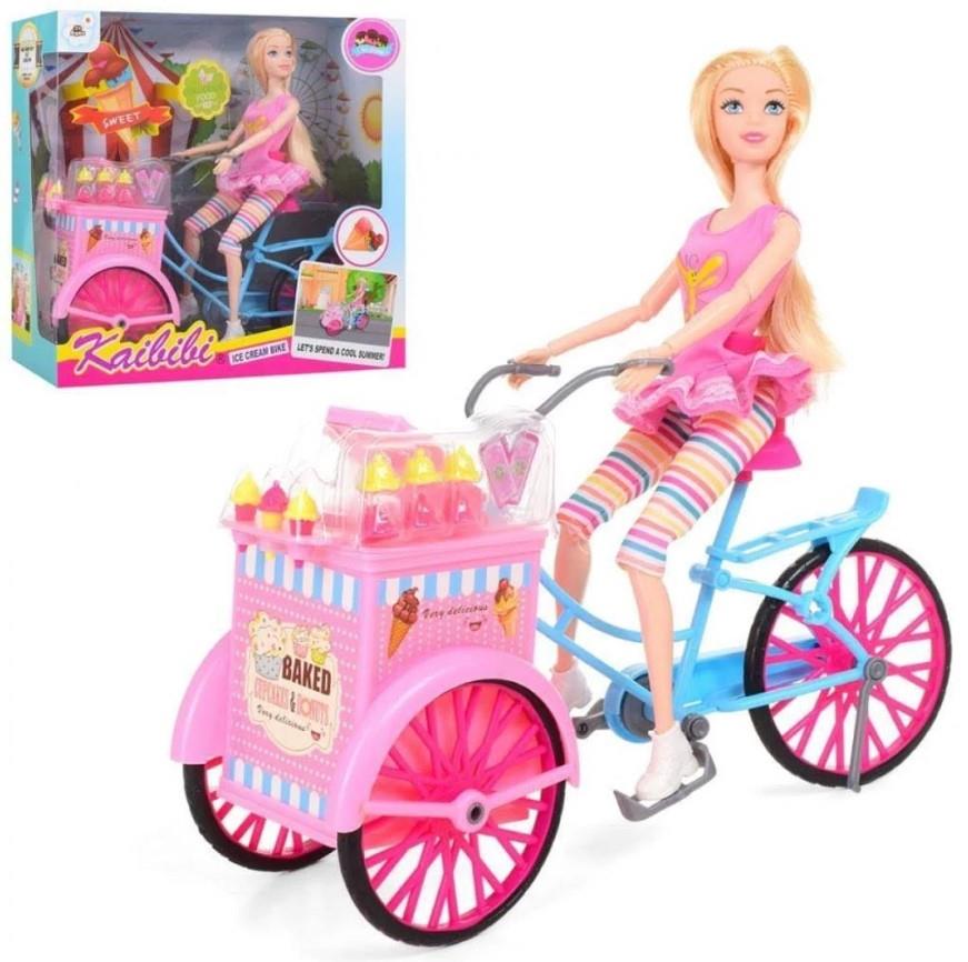 Dondurma Dükkanı Bisikleti Oyun Seti ve Bebek - BLD142  (Lisinya)