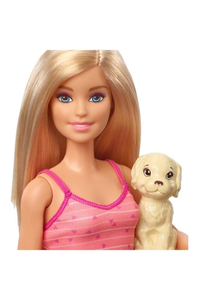 Barbie Bebek ve Aksesuarları 3 Yavru Köpekli Oyun Seti Mattel Lisanslı - GDJ37 (Lisinya)