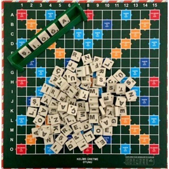 Kelime Üretme Oyunu - Scrabble Muadili (Lisinya)