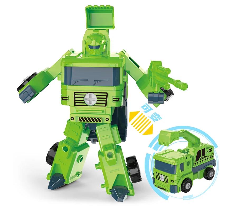 DIY - Robota Dönüşen Sök-Tak Araba - LB-998 - Yeşil (Lisinya)